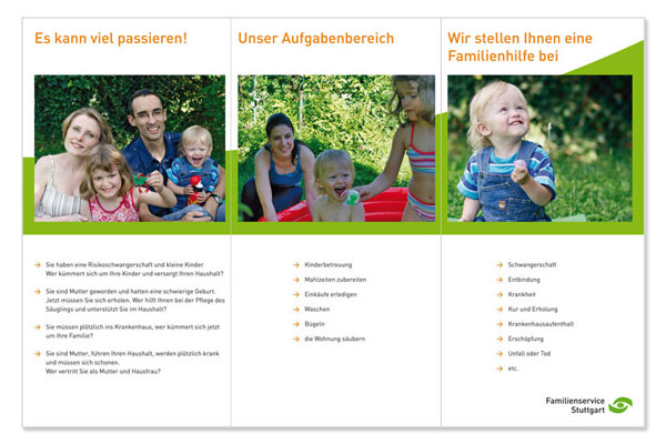 Logo-ReDesign. Konzeption und Gestaltung der Fotostrecke und des Flyers