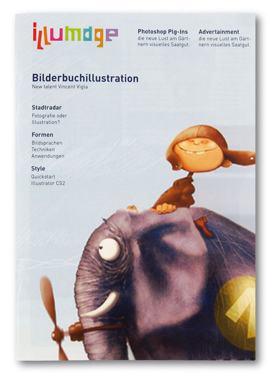 Konzeption des Corporate Designs für eine Illustration-Zeitschrift