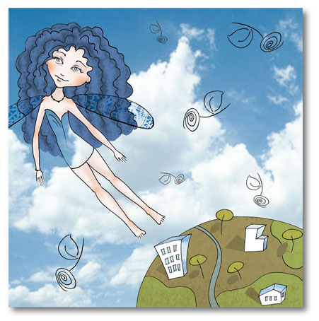 Illustration zu der Erzählung 'Fee'.